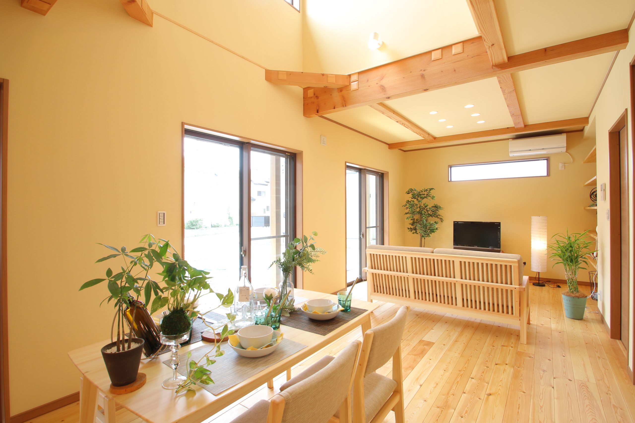 自然光が入るLDK